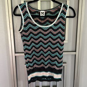 M Masoni vintage sleeveless top size 2